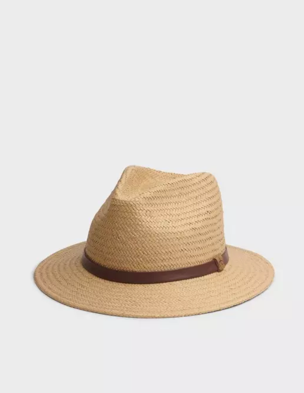 Packable Straw Fedora in Light Brown-Hats-Rag & Bone-Ivory-S/M-Mercantile Portland