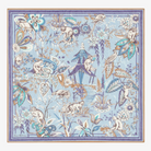 Pagode Square Scarf in Denim-Scarves and Wraps-Inoui Editions-Denim Print-OS-Mercantile Portland