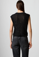 Paillettes Slipover-Clothing-Roberto Collina-Black-XS-Mercantile Portland