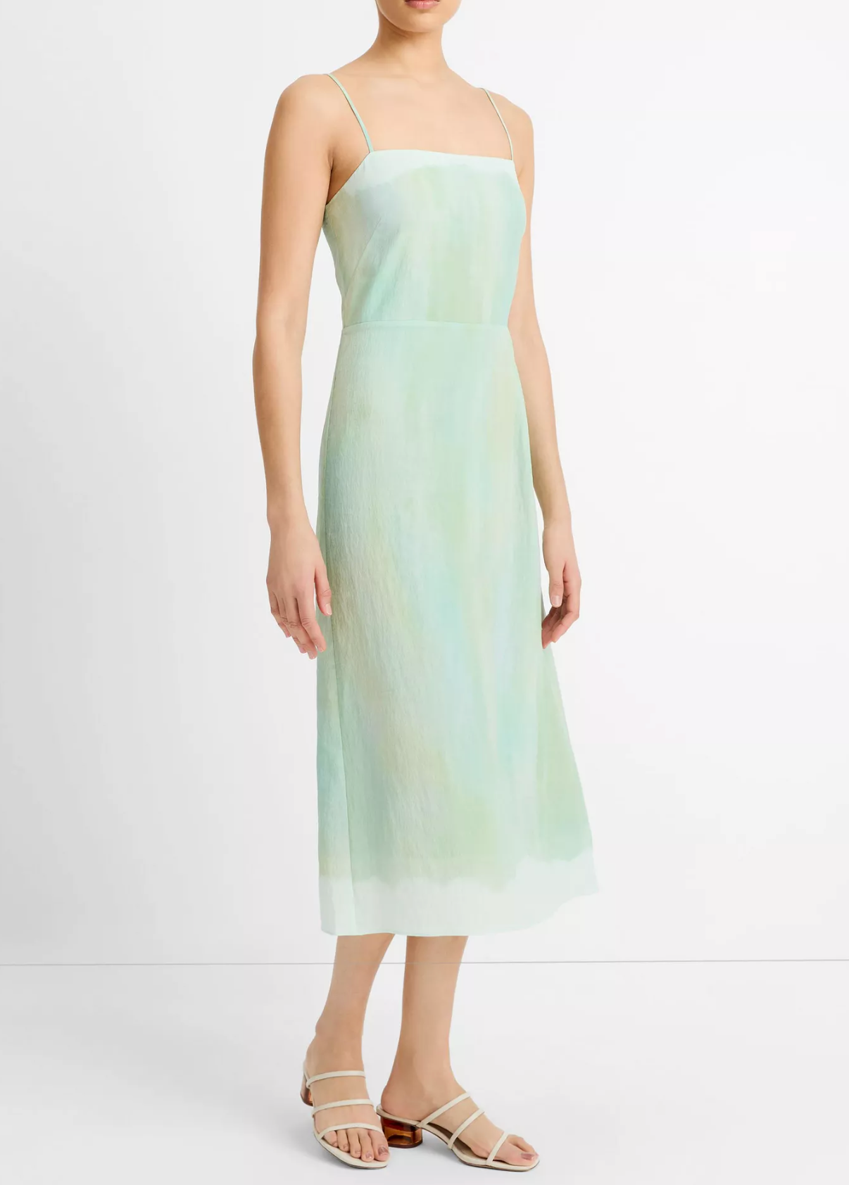 Painted Pastel Dress-Clothing-Vince-Washed Jade-XXS-Mercantile Portland