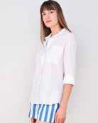 Paris Long Sleeve Button Down-Shirts-Sundry-White-XS-Mercantile Portland