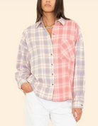 Patchwork Phillipa Shirt-Shirts-Xirena-Patchwork-XS-Mercantile Portland