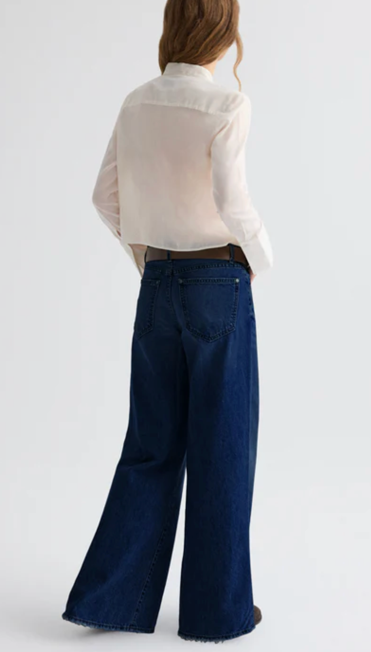 Patti Top in Cotton Silk Organza in Ivory-Shirts-TWP-Ivory-XS-Mercantile Portland