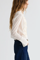 Patti Top in Cotton Silk Organza in Ivory-Shirts-TWP-Ivory-XS-Mercantile Portland