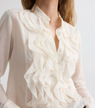 Patti Top in Cotton Silk Organza-Shirts-TWP-White-XS-Mercantile Portland