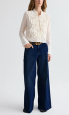 Patti Top in Cotton Silk Organza-Shirts-TWP-White-XS-Mercantile Portland