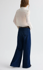 Patti Top in Cotton Silk Organza-Shirts-TWP-White-XS-Mercantile Portland