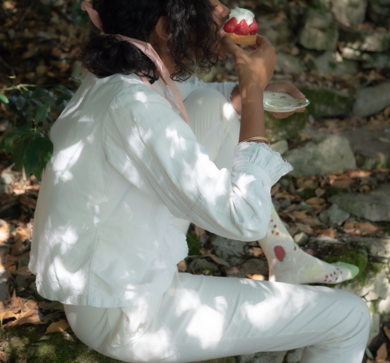 Pavlova Socks-Socks-Bonne Maison-Pale-36/38-Mercantile Portland