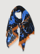 Pavot Scarf in Blue-Scarves and Wraps-MAPOESIE-Blue-OS-Mercantile Portland