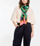Pavot Scarf in Green-Scarves and Wraps-MAPOESIE-Green-OS-Mercantile Portland