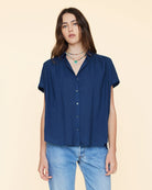 Pax Shirt-Shirts-Xirena-Navy-XS-Mercantile Portland