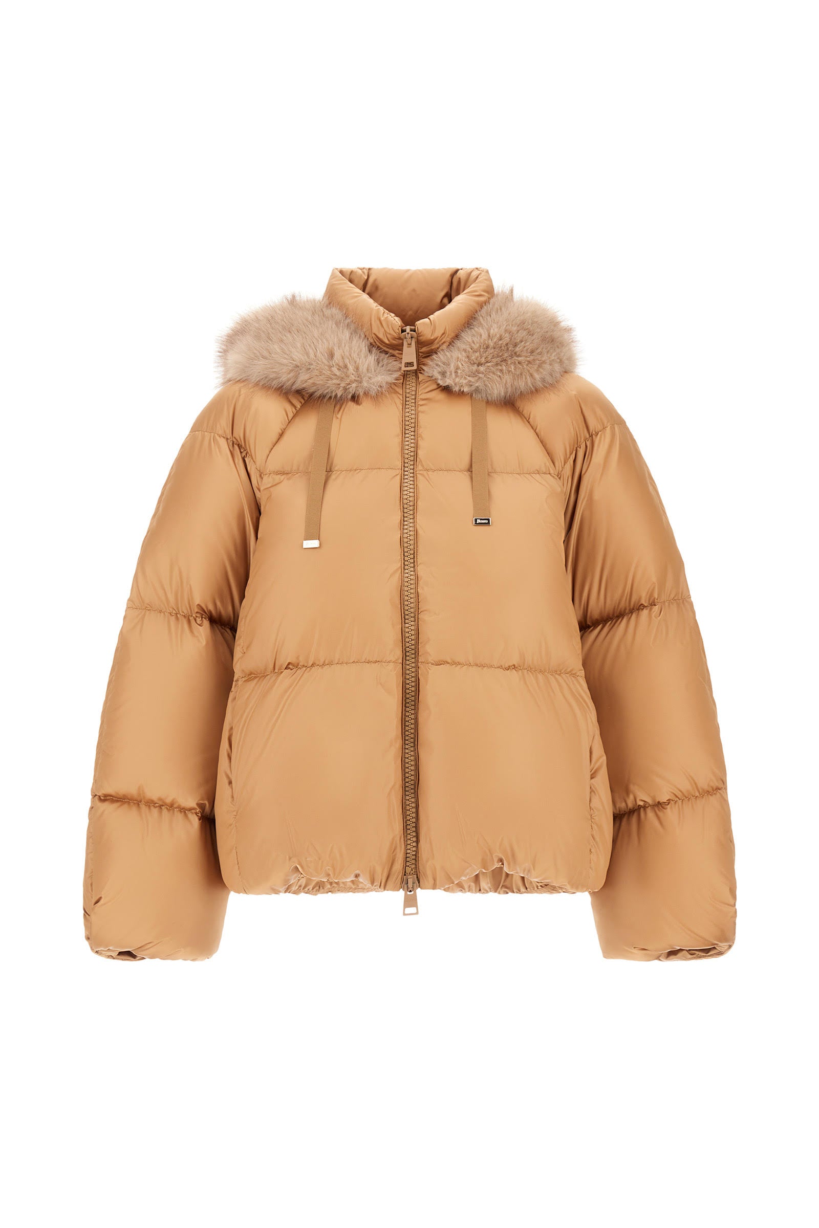 Pearl Nylon Quilt Puffy-HERNO-Camel-36-Mercantile Portland