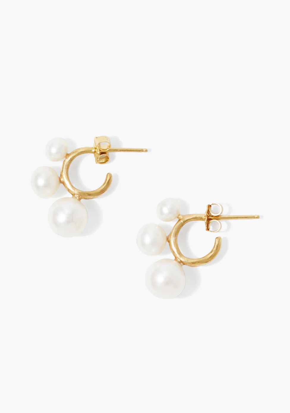 Penelope Pearl Hoop Earrings-Jewelry-Chan Luu-White Pearl-OS-Mercantile Portland