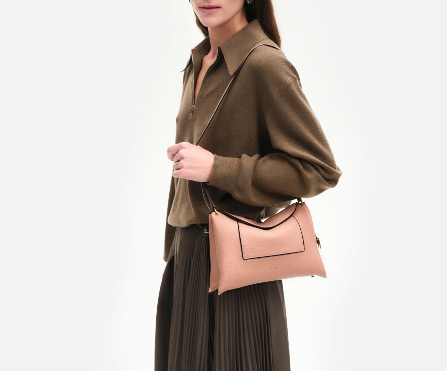 Penelope Slouch Bag in Apricot Crust-Handbags-Wandler-Apricot Crust-OS-Mercantile Portland