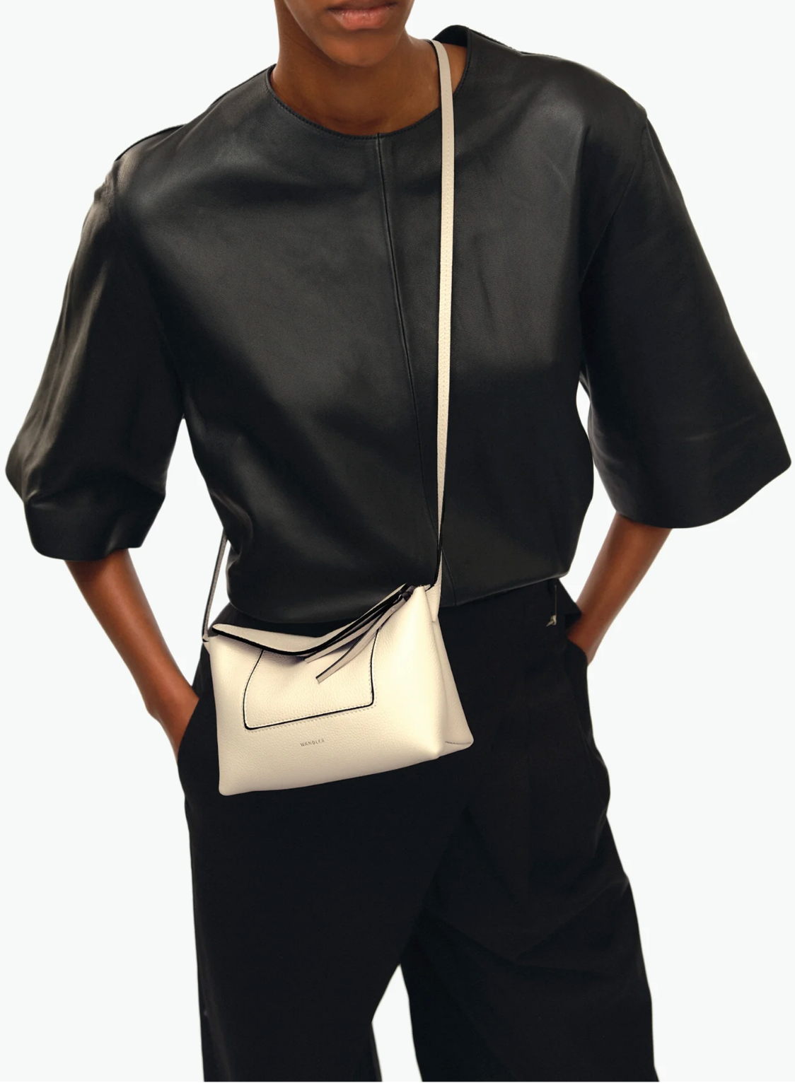 Penelope Slouch Bag in Beige Crust-Handbags-Wandler-Beige Crust-OS-Mercantile Portland