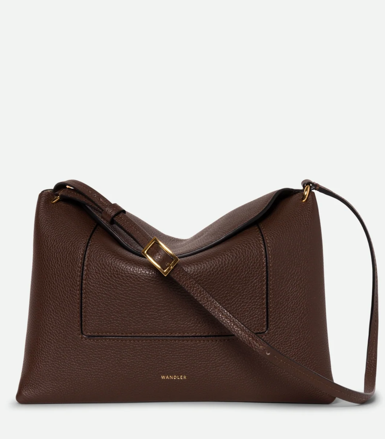 Penelope Slouch Bag in Coffee Crust-Handbags-Wandler-TABACSF-OS-Mercantile Portland