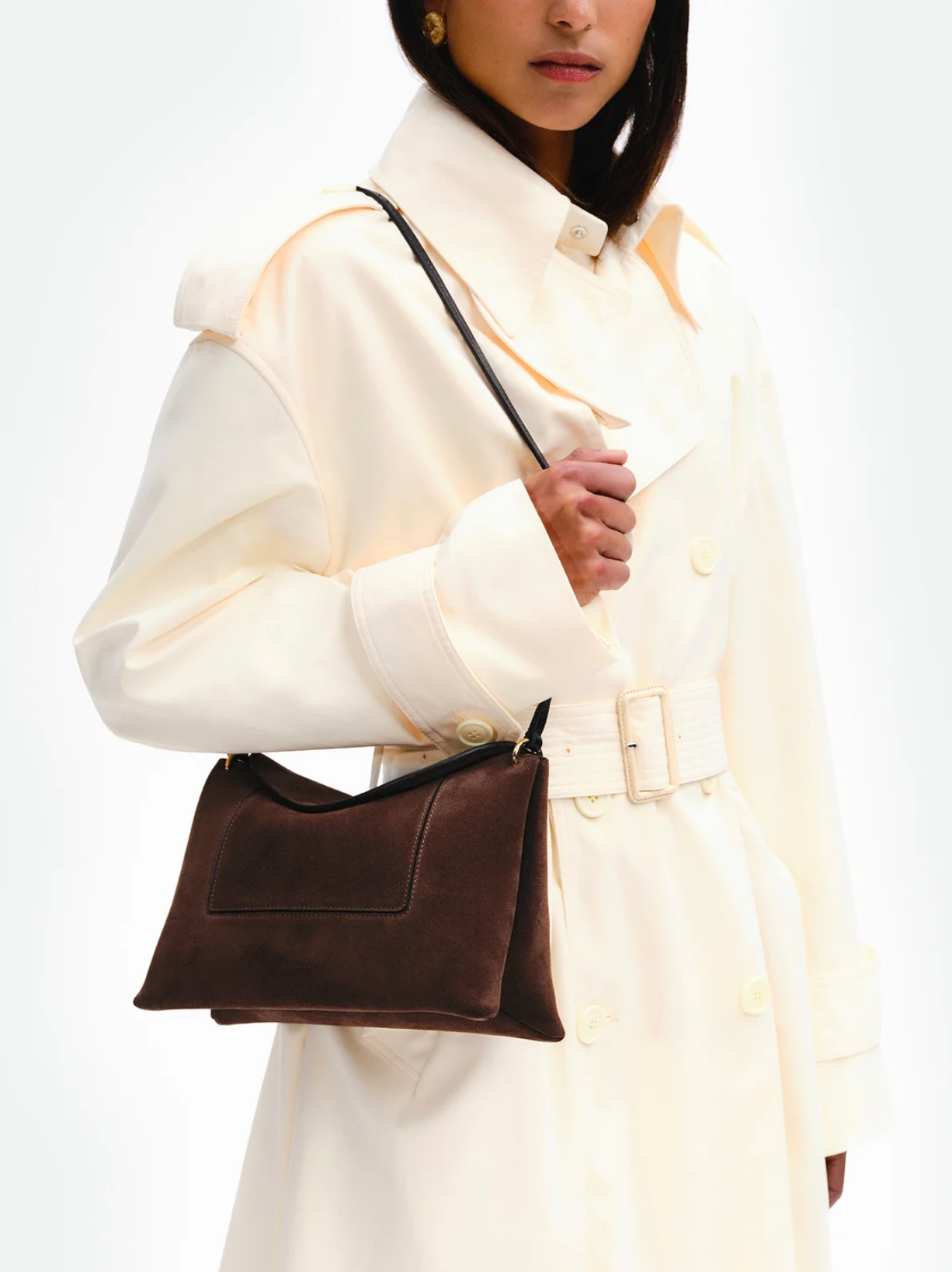 Penelope Slouch Bag in Palissander Sude-Handbags-Wandler-Palissander-OS-Mercantile Portland