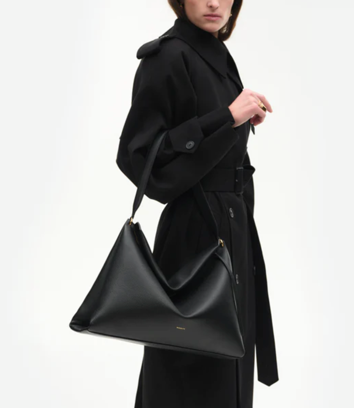 Penelope Tote in Black Crust-Handbags-Wandler-Black Crust-OS-Mercantile Portland