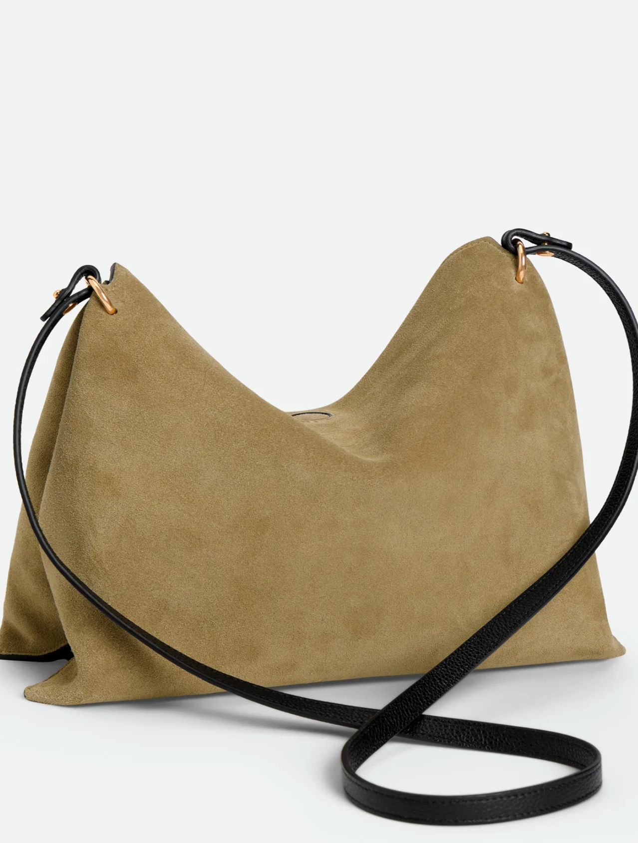 Penelope Tote in Khaki Suede-Handbags-Wandler-Khaki Suede-OS-Mercantile Portland