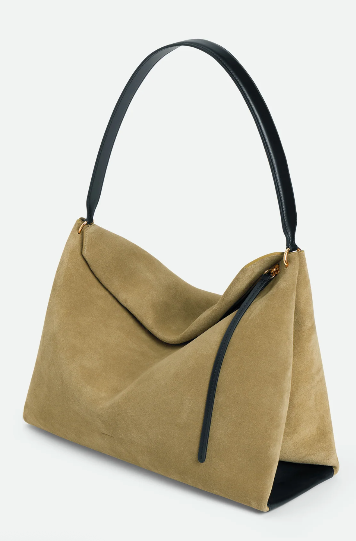 Penelope Tote in Khaki Suede-Handbags-Wandler-Khaki Suede-OS-Mercantile Portland