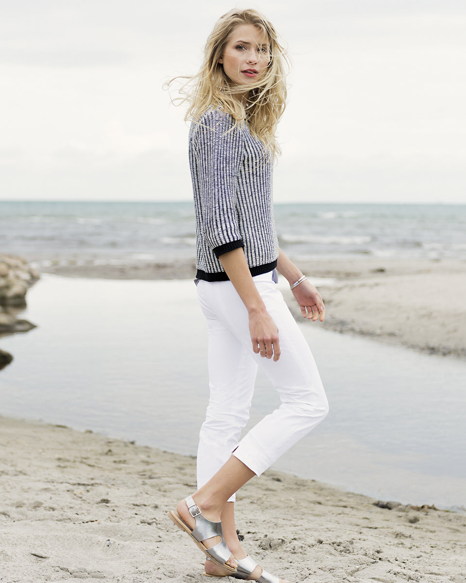 Penny 6/8 Crop-Pants-Raffaello Rossi-White-32-Mercantile Portland