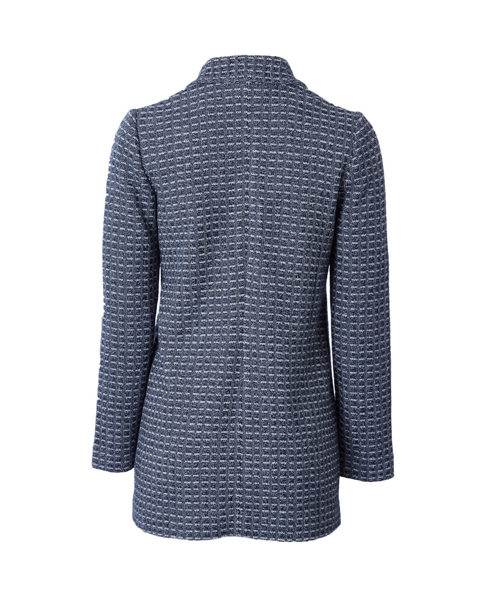 Pensiero 3/4 Two Button Blazer-Outerwear-Amina Rubinacci-Navy-38-Mercantile Portland