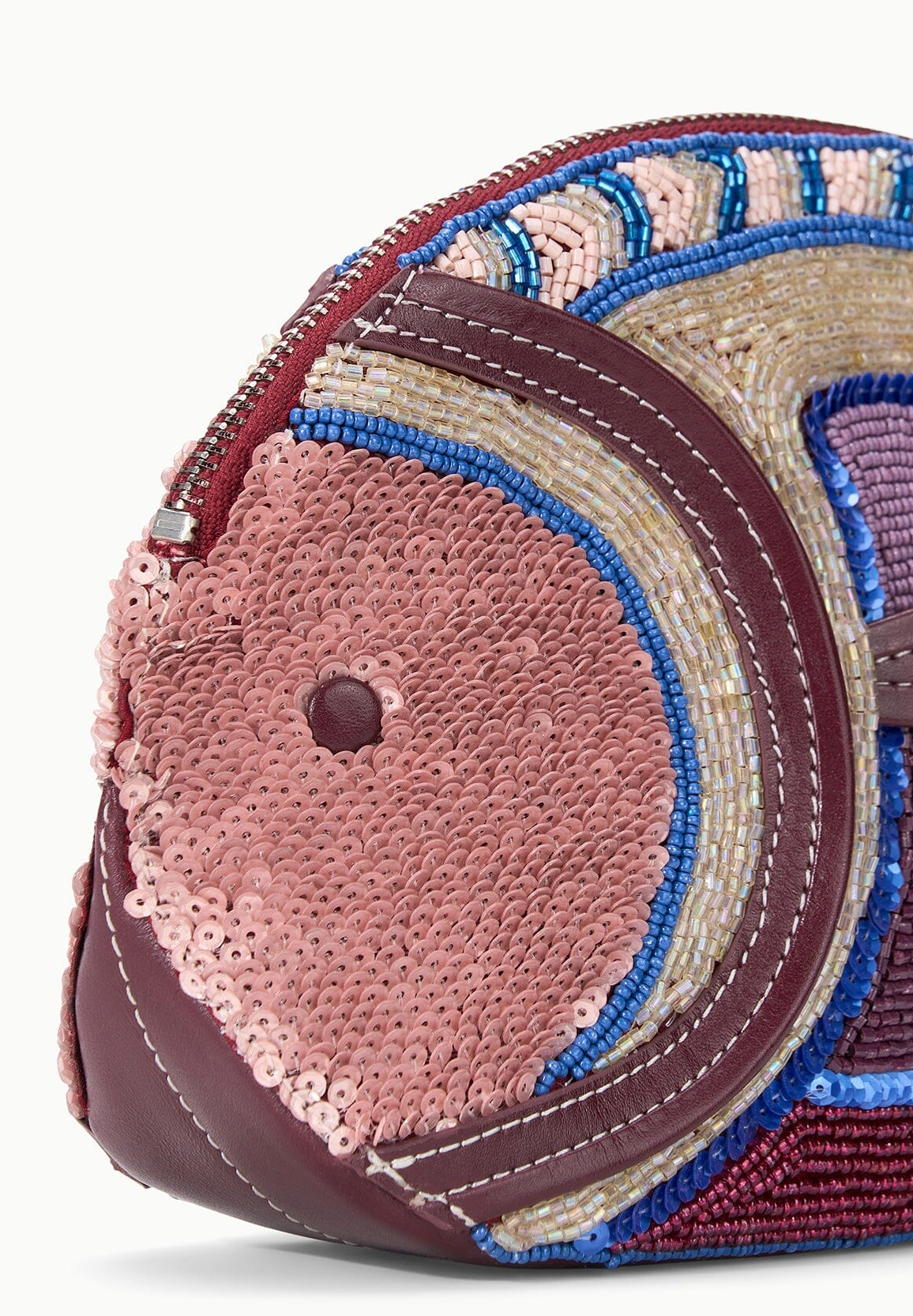 Pesce Beaded Clutch-Handbags-Staud-Ultraviolet-OS-Mercantile Portland