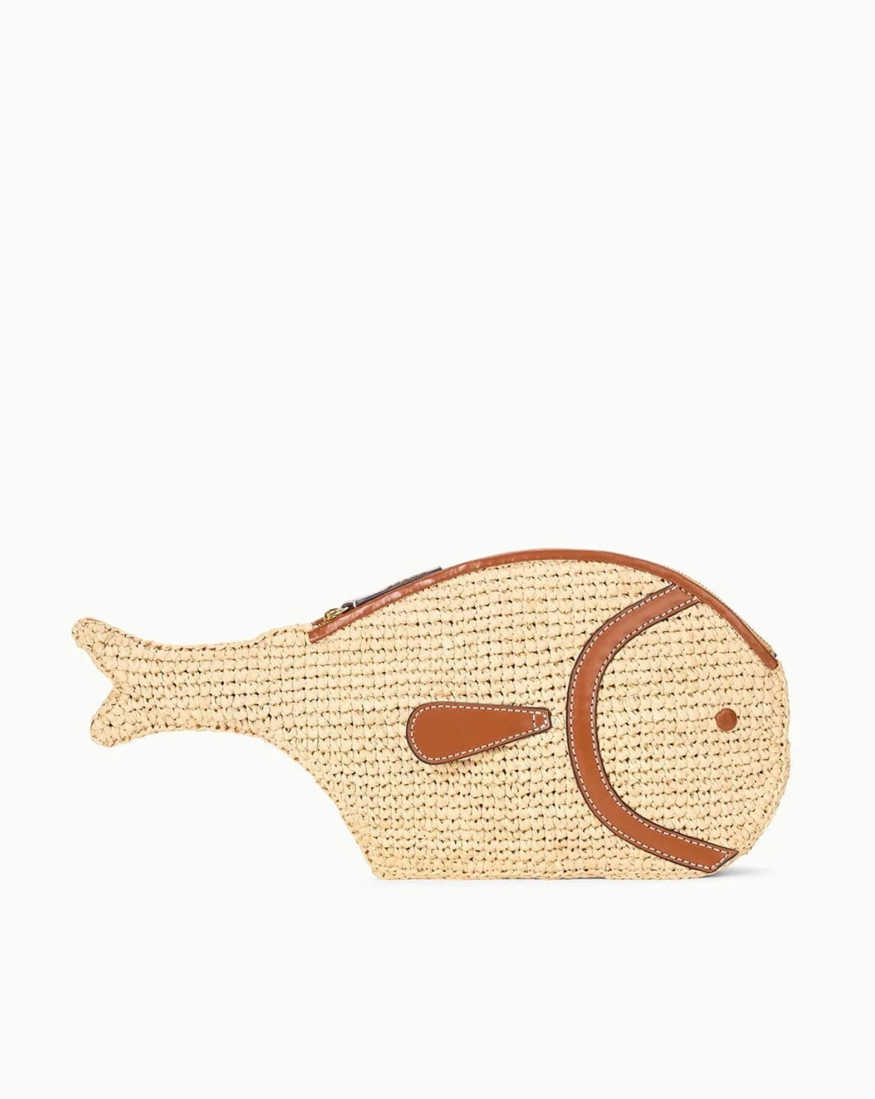 Pesce Raffia Clutch-Handbags-Staud-Natural-OS-Mercantile Portland