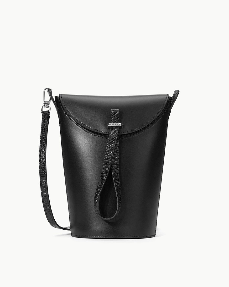 Phoebe Convertible Bucket Bag in Black-Handbags-Staud-OS-Mercantile Portland