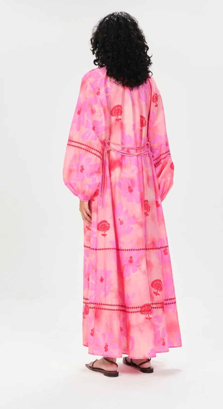 Piedras Quinn Maxi Dress-Clothing-Maria Cher-Pink-XS-Mercantile Portland