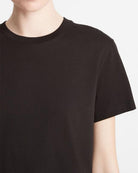 Pima Cotton Crew Neck T-Shirt-Shirts-Vince-Black-XXS-Mercantile Portland