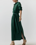 Piper Maxi Dress in Hunter-Dresses-Mashburn-Hunter-XS-Mercantile Portland