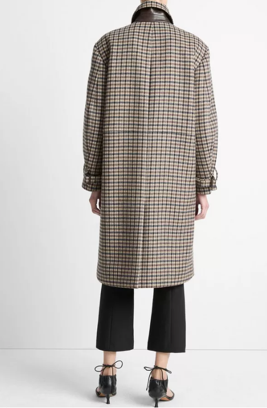 Plaid Car Coat-Coat-Vince-Multi Check-XXS-Mercantile Portland