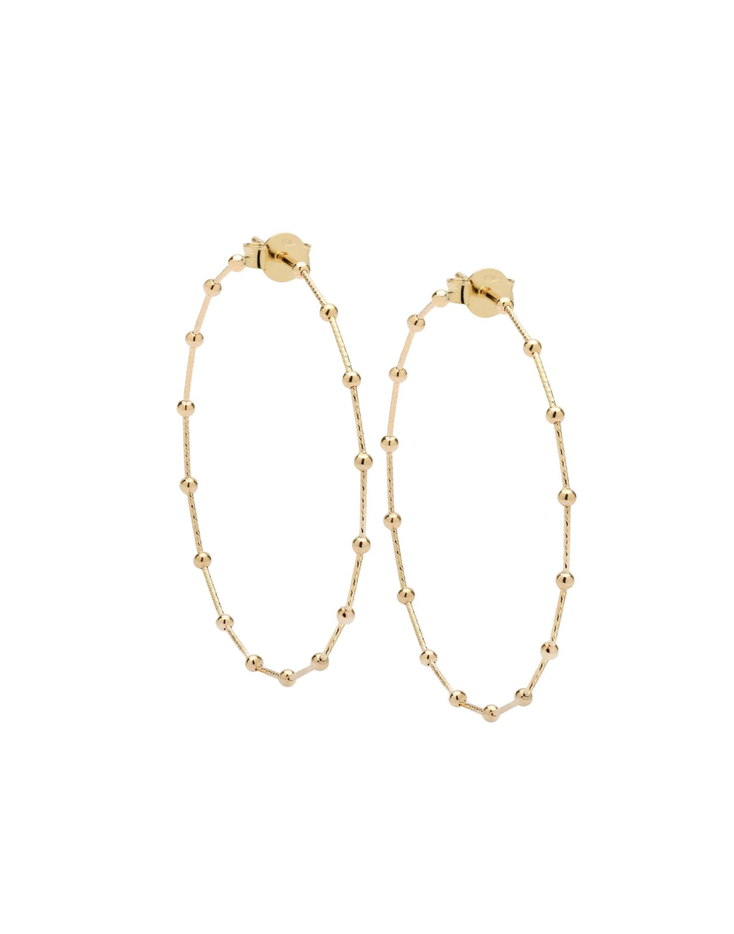 Planeti Wire Hoop Earrings-Jewelry-RITIQUE-Yellow Gold-OS-Mercantile Portland