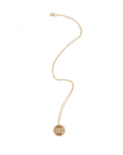 Pleated Disc Necklace-Accessories-Zofia Day-OS-Mercantile Portland