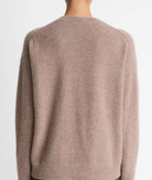 Plush Cashmere Crew Neck Sweater in Heather Doe-Sweaters-Vince-Heather Doe-XS-Mercantile Portland