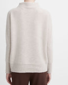 Plush Cashmere Funnel Neck Sweater-Sweaters-Vince-Black-XXS-Mercantile Portland