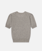 Pointelle Puff Sleeve Sweater-Clothing-Frame-Light Heather Grey-XXS-Mercantile Portland