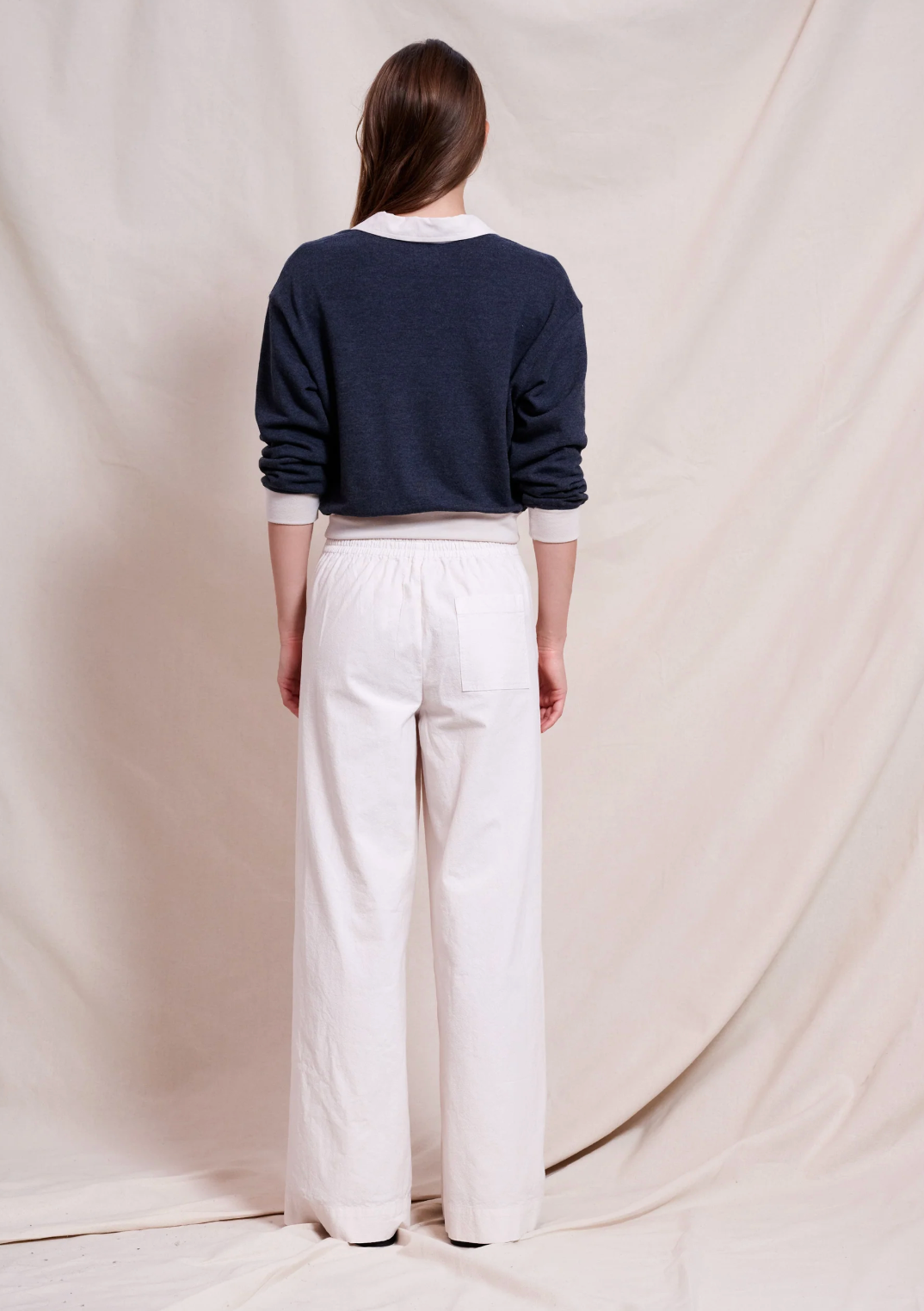 Polo Sweatshirt-Clothing-Sundry-Deep Navy-XS-Mercantile Portland