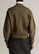 Ponte Knit Bomber Jacket in Rosemary-Jackets-Vince-Rosemary-XS-Mercantile Portland