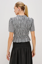 Portia Top-Clothing-Rails-Ash Seersucker-XS-Mercantile Portland