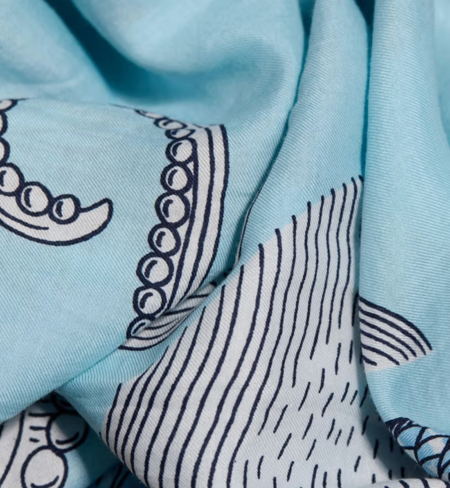 Poseidon Scarf-Accessories-Inoui Editions-Turquoise-OS-Mercantile Portland