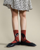 Pounce Crew in Merlot-Socks-HANSEL FR BASEL-Merlot-OS-Mercantile Portland