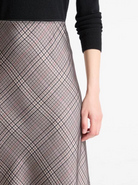 Pressed Plaid Satin Slip Skirt-Clothing-Vince-Multi Plaid-XXS-Mercantile Portland