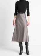 Pressed Plaid Satin Slip Skirt-Clothing-Vince-Multi Plaid-XXS-Mercantile Portland