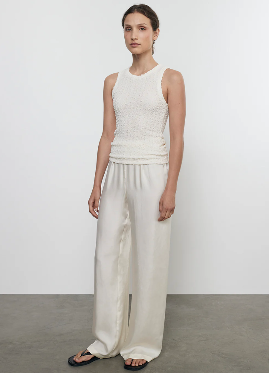 Puckered Sheath Tank-Clothing-Enza Costa-Undyed-XS-Mercantile Portland