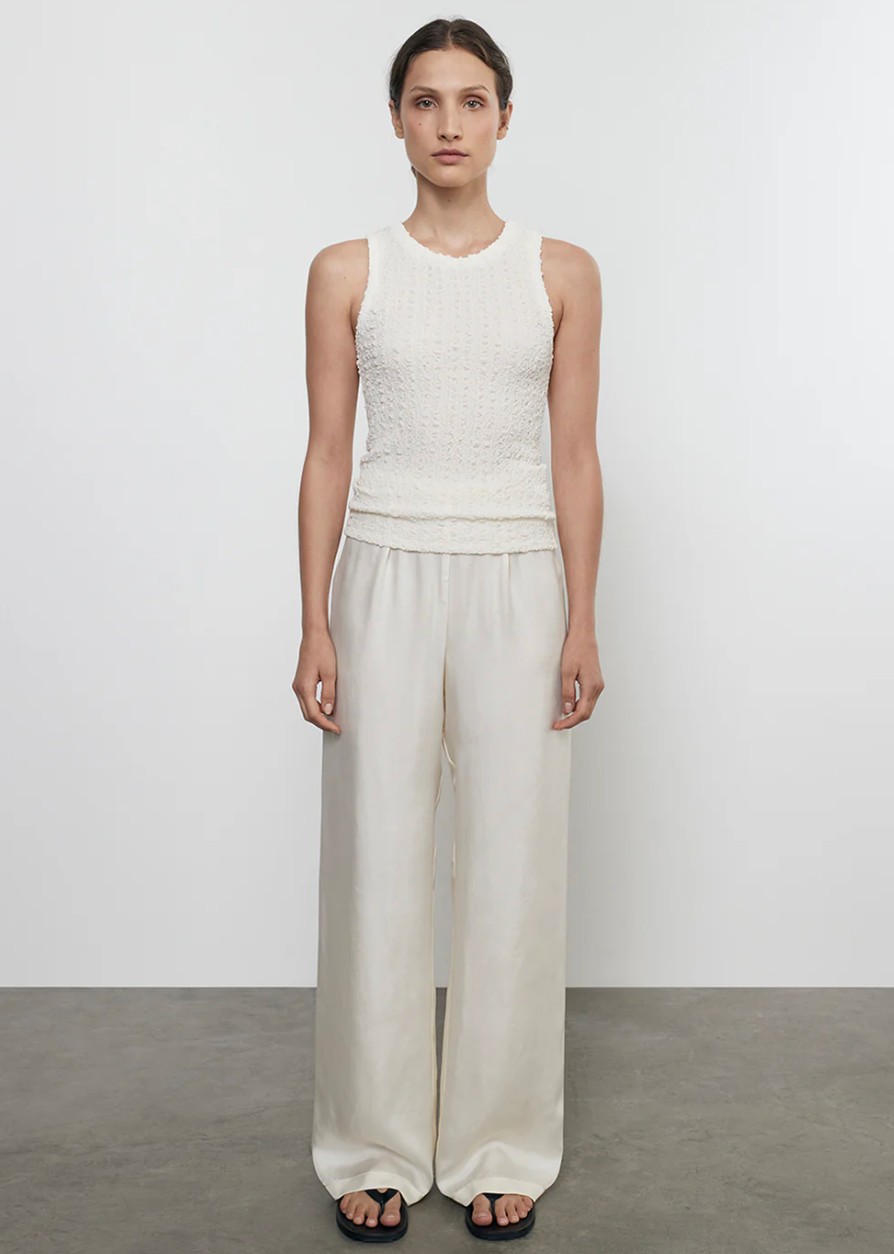 Puckered Sheath Tank-Clothing-Enza Costa-Undyed-XS-Mercantile Portland