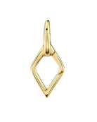 Pure Gold Evil Eye Link Clip Bale-Jewelry-Sydney Evan-OS-Mercantile Portland