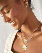 Pure Gold Happy Face Charm-Jewelry-Sydney Evan-OS-Mercantile Portland