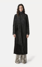 Quilted Pleated Velvet Coat-Clothing-Forte Forte-Black-0-Mercantile Portland